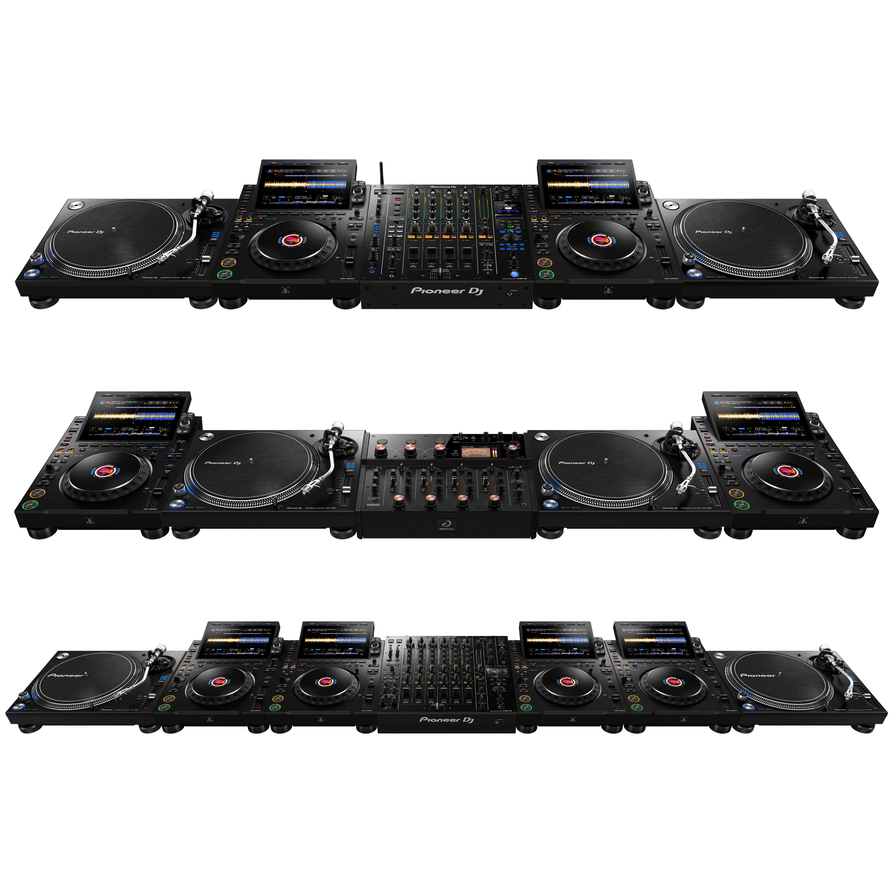 Pioneer DJ Pack DJM-A9 + 2x CDJ-3000X - Table de mixage DJ SonoVente.com