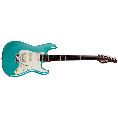 Schecter Nick Johnston Traditional USA HSS Teal Green Metallic