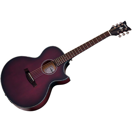 Schecter Orleans Stage Acoustic Vampyre Red Burst Satin