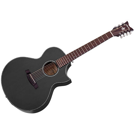 Schecter Orleans Stage 7 Acoustic Satin See Thru Black