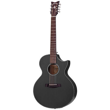 Orleans Stage 7 Acoustic Satin See Thru Black Schecter