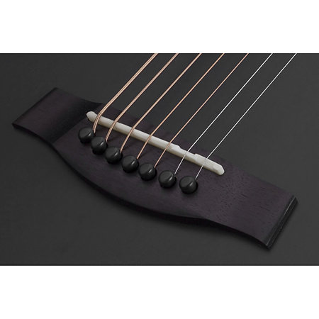 Orleans Stage 7 Acoustic Satin See Thru Black Schecter