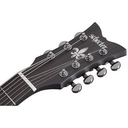 Orleans Stage 7 Acoustic Satin See Thru Black Schecter