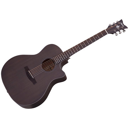 Schecter Orleans Studio Acoustic Satin See Thru Black