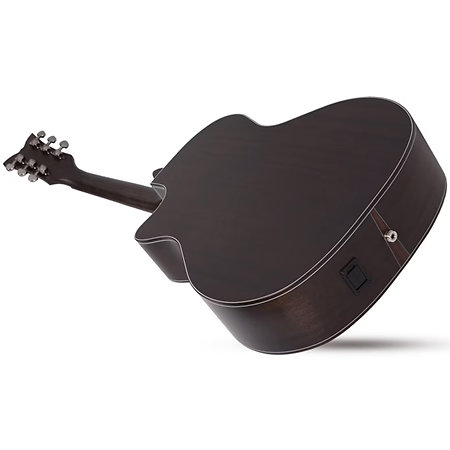 Orleans Studio Acoustic Satin See Thru Black Schecter