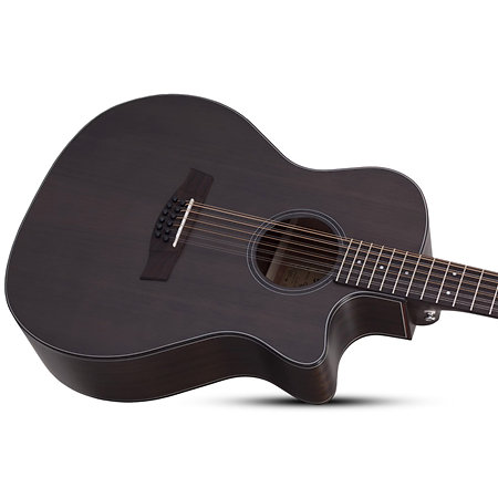Orleans Studio-12 Acoustic Satin See Thru Black Schecter