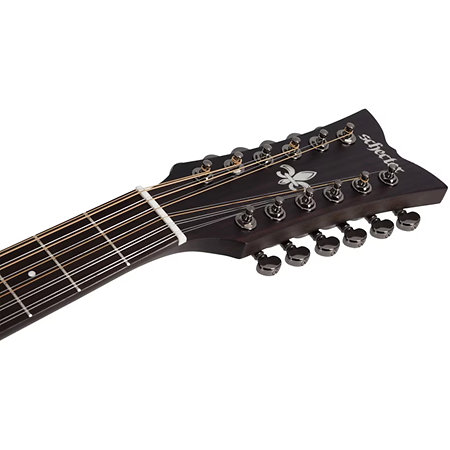 Orleans Studio-12 Acoustic Satin See Thru Black Schecter