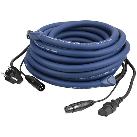 Dap FP04 Schuko/XLR, IEC/XLR 20 m