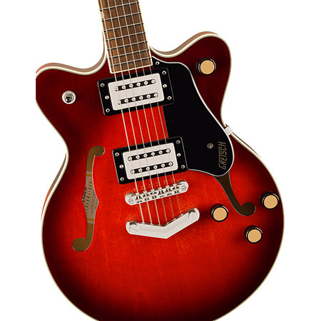 G2655 Streamliner Center Block Jr. Double-Cut Claret Burst Gretsch Guitars