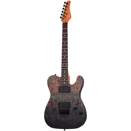 PT Standard Black Fade Burst Burl Schecter