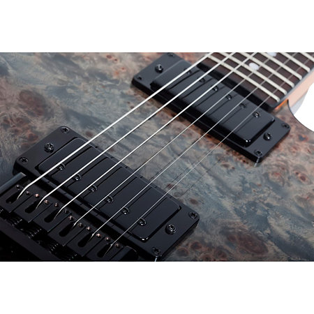 PT Standard Black Fade Burst Burl Schecter