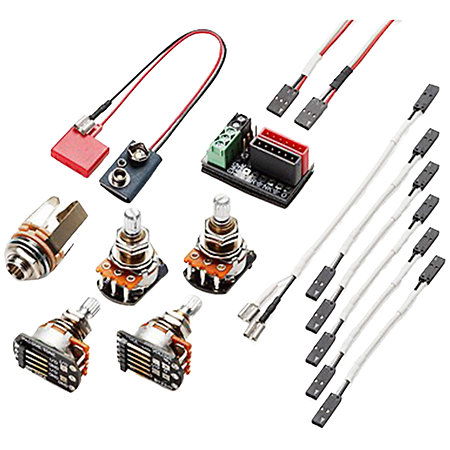EMG Kit Solderless 1 ou 2 micros actifs Gaucher