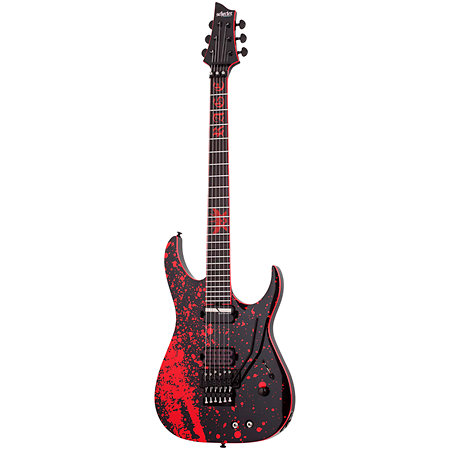 Sullivan King Banshee-6 FR S Obsidian Blood Schecter