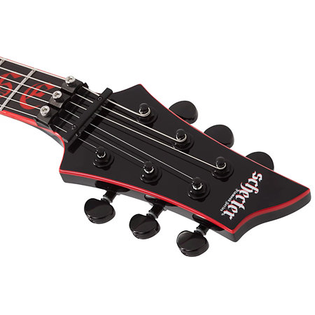 Sullivan King Banshee-6 FR S Obsidian Blood Schecter