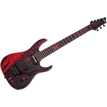 Schecter Sullivan King Banshee-7 FR S Obsidian Blood