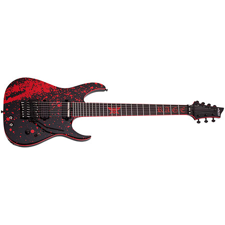 Schecter Sullivan King Banshee-7 FR S Obsidian Blood
