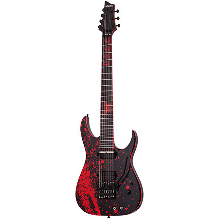Sullivan King Banshee-7 FR S Obsidian Blood Schecter