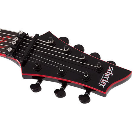 Sullivan King Banshee-7 FR S Obsidian Blood Schecter