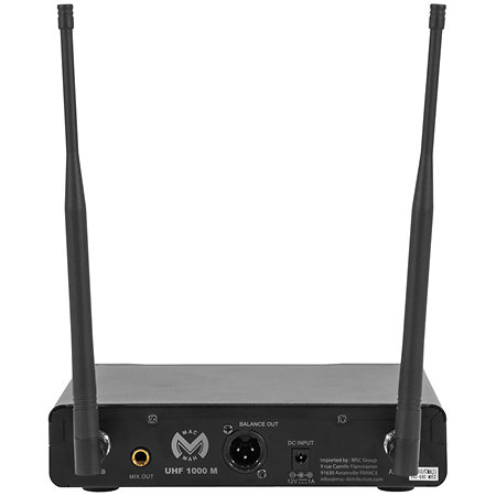 UHF 1000 M + UHF 1000 Bodypack Mac Mah