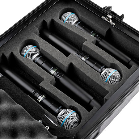 SH WSYS CASE4 Flight Case 4 systèmes sans fil Shure by Gator