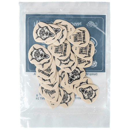 PH122R114 Hetfield's White Fang Custom Flow 1,14 mm Sachet de 24 Dunlop