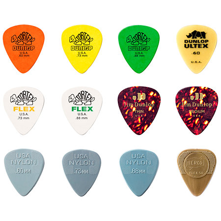 PVP112 Acoustic Variety Pack Sachet de 12 Dunlop