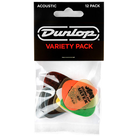 PVP112 Acoustic Variety Pack Sachet de 12 Dunlop