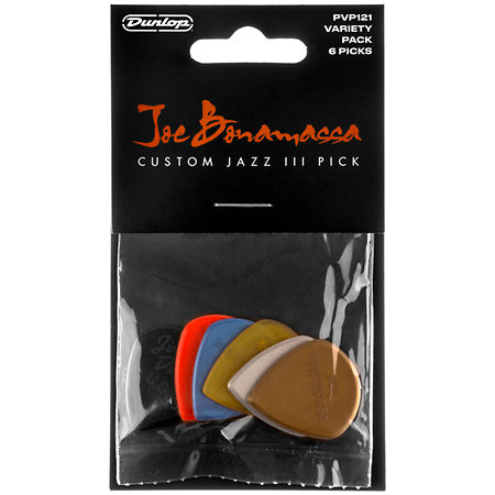 Dunlop PVP121 Bonamassa Variety Pack Sachet de 6