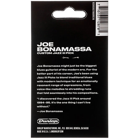 PVP121 Bonamassa Variety Pack Sachet de 6 Dunlop