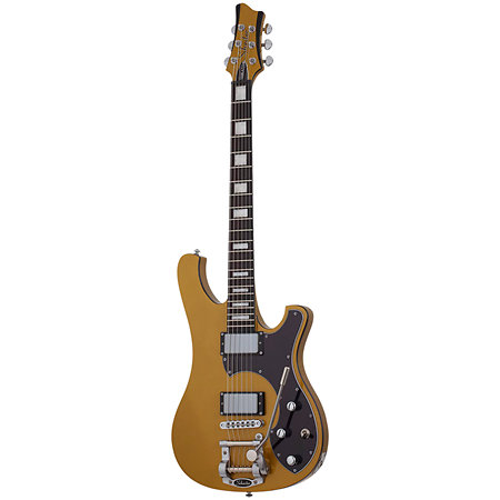 Stargazer-6 Vibrato Metallic Gold Schecter