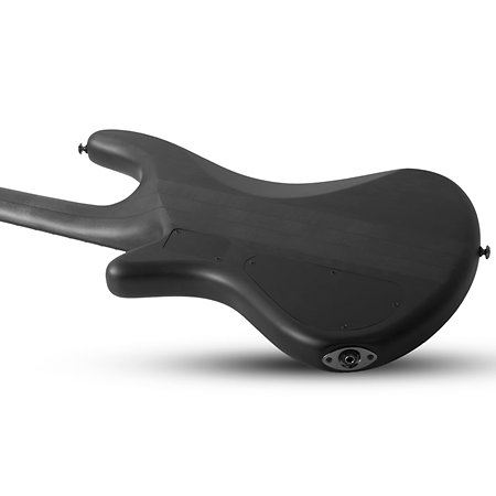 Stiletto Studio 4 See Thru Black Satin Schecter