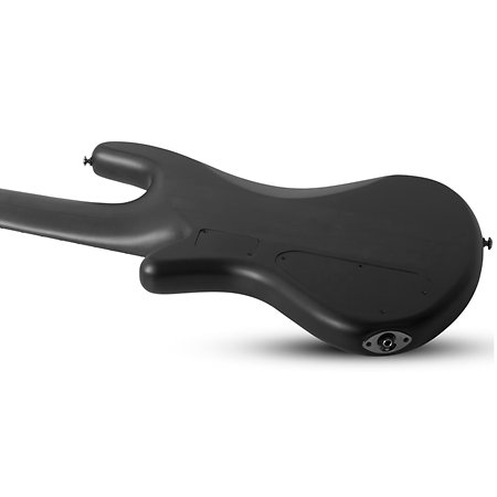 Stiletto Studio 6 See Thru Black Satin Schecter