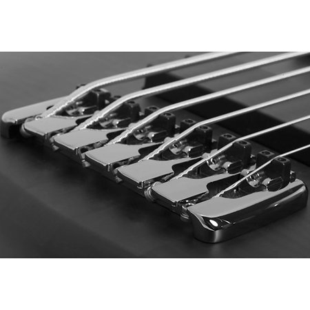 Stiletto Studio 6 See Thru Black Satin Schecter