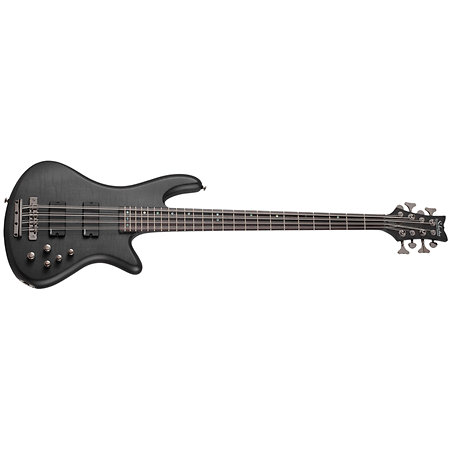 Schecter Stiletto Studio 8 See Thru Black Satin