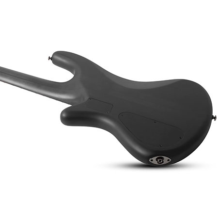 Stiletto Studio 8 See Thru Black Satin Schecter