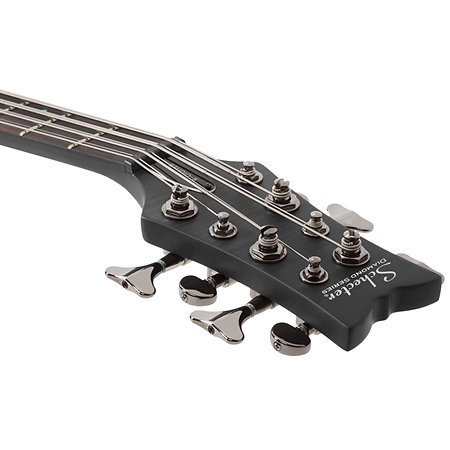 Stiletto Studio 8 See Thru Black Satin Schecter