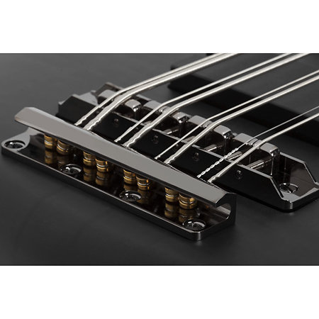 Stiletto Studio 8 See Thru Black Satin Schecter