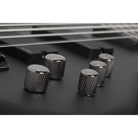 Stiletto Studio 8 See Thru Black Satin Schecter