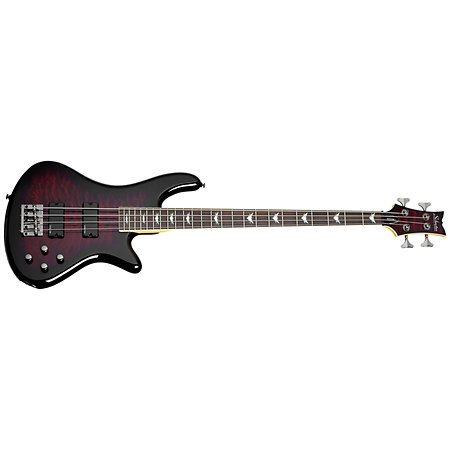 Schecter Stiletto Extreme 4 See Thru Black