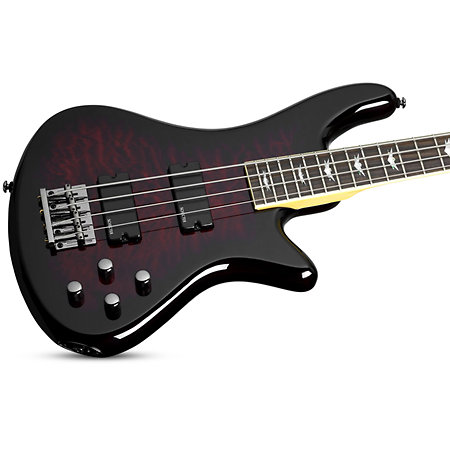 Stiletto Extreme 4 See Thru Black Schecter