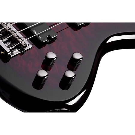 Stiletto Extreme 4 See Thru Black Schecter
