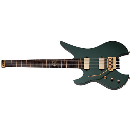 Synyster Gates Custom-7 TR Headless Oak Green Metallic LH Schecter
