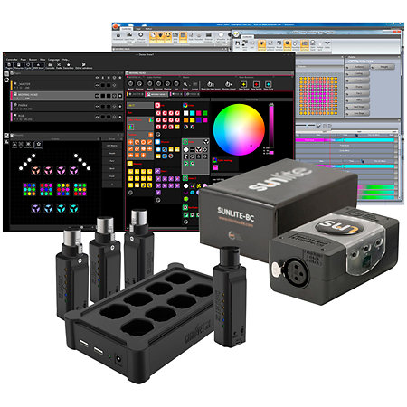 Sunlite Pack Sunlite Basic Suite 3 + D-Fi XLR Pack
