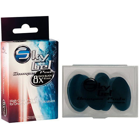 SKY Music SGDP8BK Damper Pads Skygel Onyx Black (pack de 8)