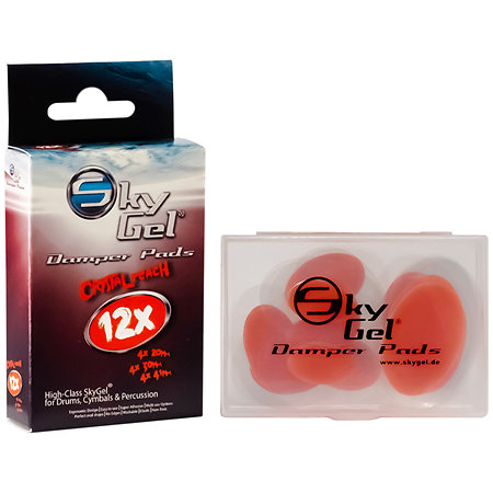 SKY Music SG12CP Damper Pads Skygel Crystal Peach (pack de 12)