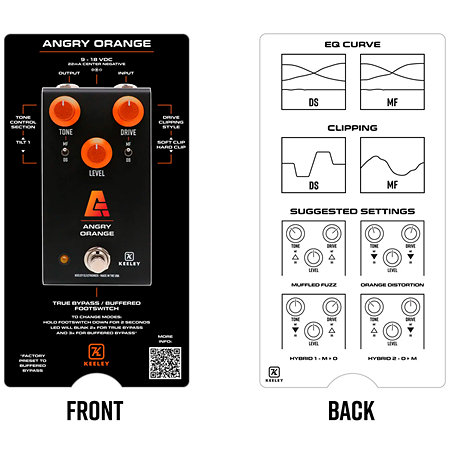 Angry Orange Distortion and Fuzz Keeley