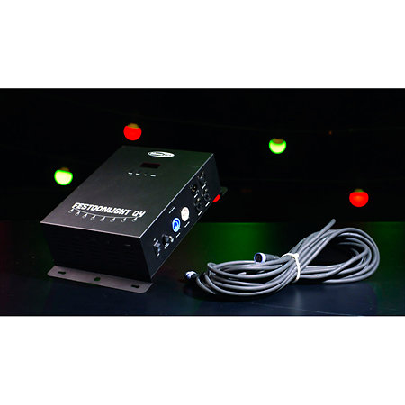 Festoonlight Q4 Controller + Câble 10 m Showtec