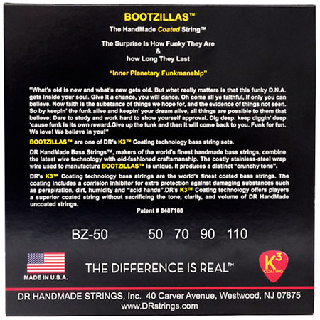 BZ 50 BOOTZILLAS Heavy 50-110 DR Strings