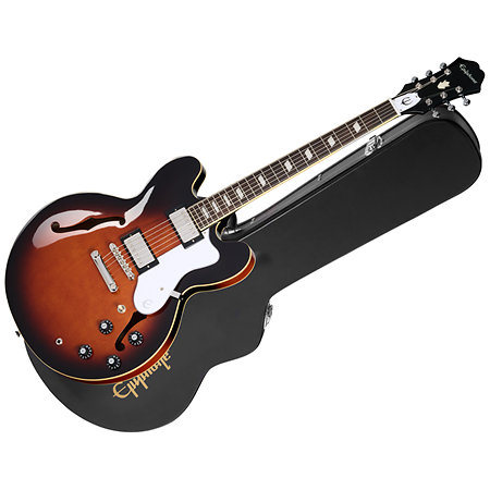 Epiphone Bonehead Riviera Dark Tobacco Sunburst + Etui