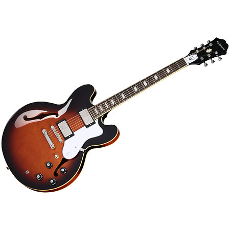 Bonehead Riviera Dark Tobacco Sunburst + Etui Epiphone